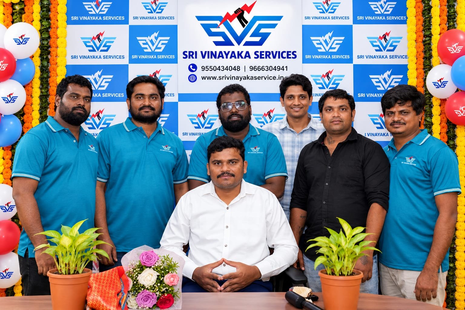 Company & Team - Sri Vinayaka Services